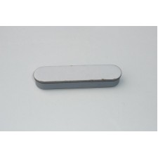 SAMOLEPKA NA RÁFEK - ŠEDO-CHROM - JAWA ORIGINAL - (60X15X10MM) - TYPOVĚ JAWA CL